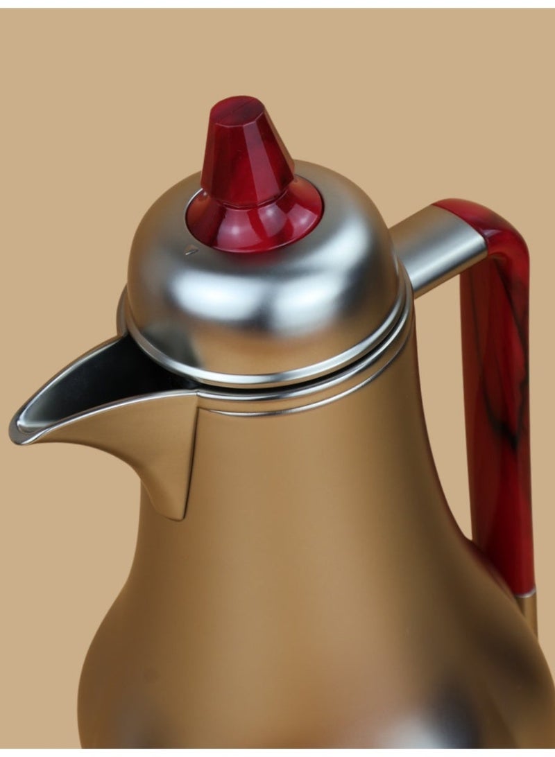 Raz طقم فاخر لقارورة القهوة والشاي - مصنوع من الفولاذ المقاوم للصدأ عالي الجودة بمقبض أنيق - Image 3